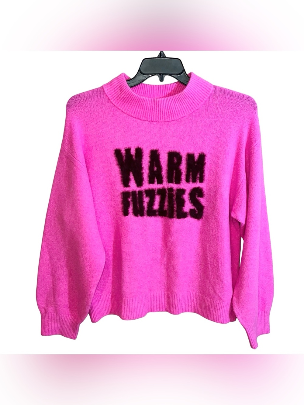a new day Warm Fuzzies Long Sleeve Sweater Women’s L Pink